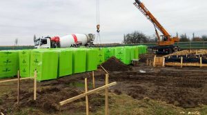У селі Рогачів продовжуються роботи з будівництва міні-сироварні
