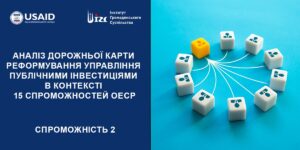 АНАЛІЗ ДОРОЖНЬОЇ КАРТИ (ДК) РЕФОРМУВАННЯ УПРАВЛІННЯ ПУБЛІЧНИМИ ІНВЕСТИЦІЯМИ (ПІ). 2 СПРОМОЖНІСТЬ ОЕСР