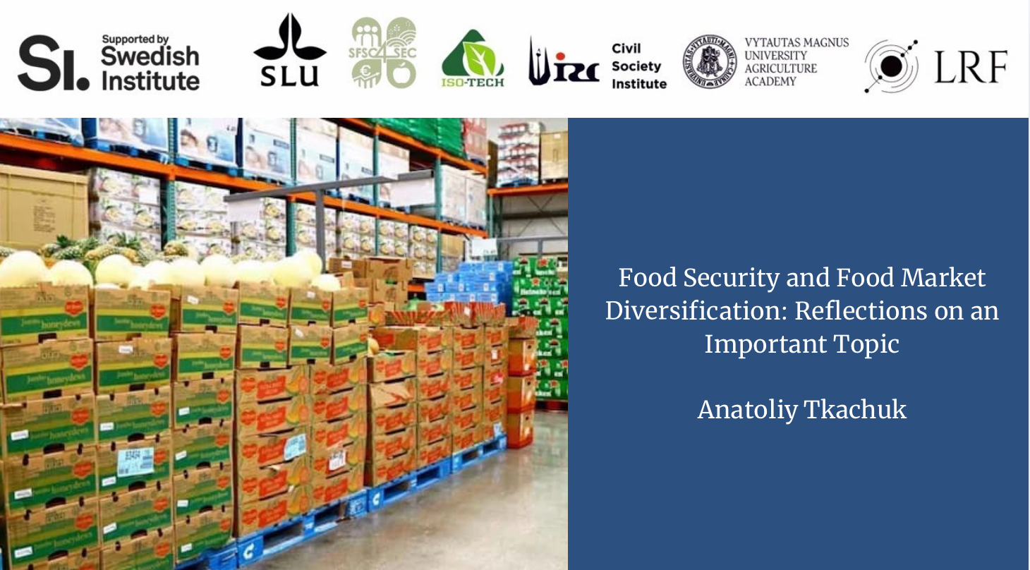 Food Security and Food Market Diversification: Reflections on an Important Topic